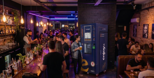 Autosserviço de bebidas para redes e franquias